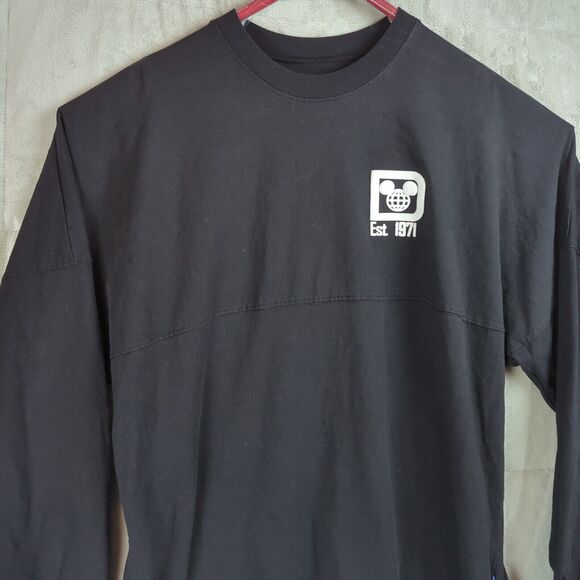 Walt Disney World Spirit Jersey Adult Extra Large Black White Mickey Mouse - Picture 2 of 8